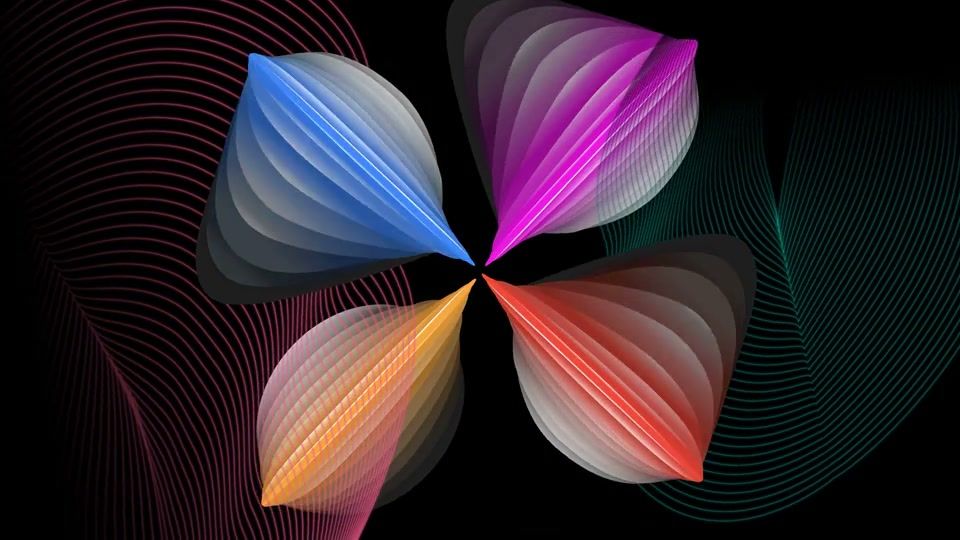 Abstract magenta ribbed 3D form on black, a sculptural Raised By Sound Fest brand mark.